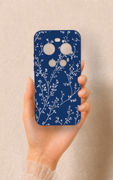 Xiaomi Mi 17 Ultra Uyumlu İnce Yaprak Dalı Desenli Silikon Kılıf