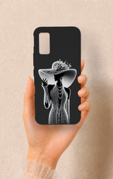 İnfinix Gt 30 Pro Uyumlu Lady Desenli Silikon Kılıf