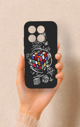 Mi 17 5G Uyumlu Rubik Küb Desenli Silikon Kılıf
