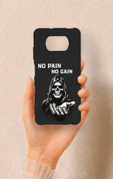 Poco X3 Uyumlu No Pain No Gain Desenli Silikon Kılıf