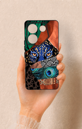 Tecno Caman 20 Pro 5G Uyumlu Amazon Kaplan Desenli Silikon Kılıf