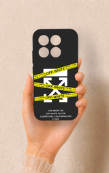 Xiaomi Mi 17 5G Uyumlu Off White Desenli Silikon Kılıf