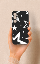 Samsung A35 Uyumlu Siyah Mega Star Desenli Silikon Kılıf