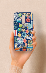 Huawei Mate 20 Lite Uyumlu Summer Vibes Desenli Silikon Kılıf