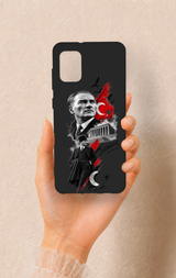 Samsung A31 Uyumlu Atatürk Anıtkabir Desenli Silikon Kılıf