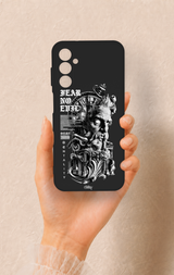Samsung M14 Uyumlu Fear No Evil Desenli Silikon Kılıf