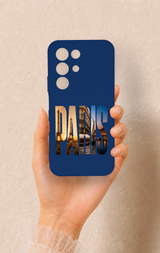 Realme C85 5G Uyumlu Paris Desenli Silikon Kılıf