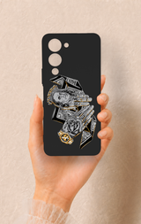Vivo Y19 5G Uyumlu Self Made Desenli Silikon Kılıf
