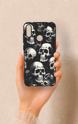 Huawei Y7 2019 Uyumlu Kuru Kafa Desenli Silikon Kılıf