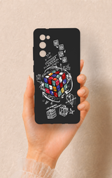 Samsung S20Fe Uyumlu Rubik Küb Desenli Silikon Kılıf
