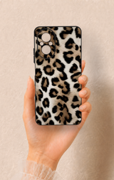 Realme 12 Lite Uyumlu Leopar Derisi Desenli Silikon Kılıf