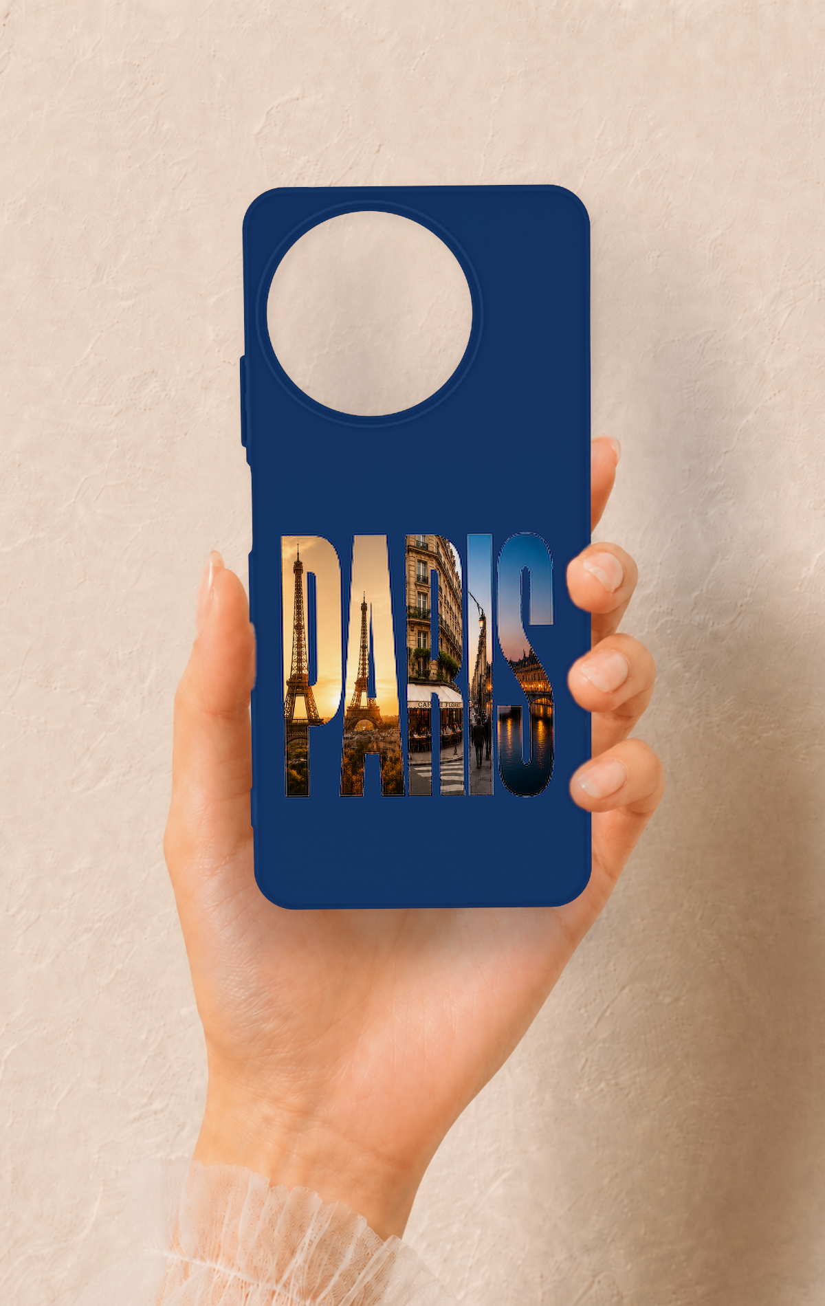 Realme 11 Uyumlu Paris Desenli Silikon Kılıf