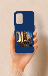 Oppo A55 Uyumlu Paris Desenli Silikon Kılıf