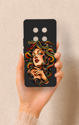 Honor Magic 7 Lite 5G Uyumlu Medusa Desenli Silikon Kılıf