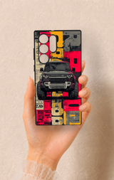 Samsung S22 Ultra Uyumlu Defender Truck Desenli Silikon Kılıf
