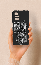 Redmi 10 2022 Uyumlu Fear No Evil Desenli Silikon Kılıf