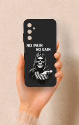 Samsung A05s Uyumlu No Pain No Gain Desenli Silikon Kılıf