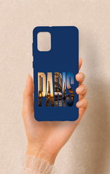 Samsung A31 Uyumlu Paris Desenli Silikon Kılıf