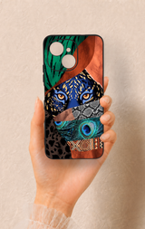 Tecno Spark 40C Uyumlu Amazon Kaplan Desenli Silikon Kılıf