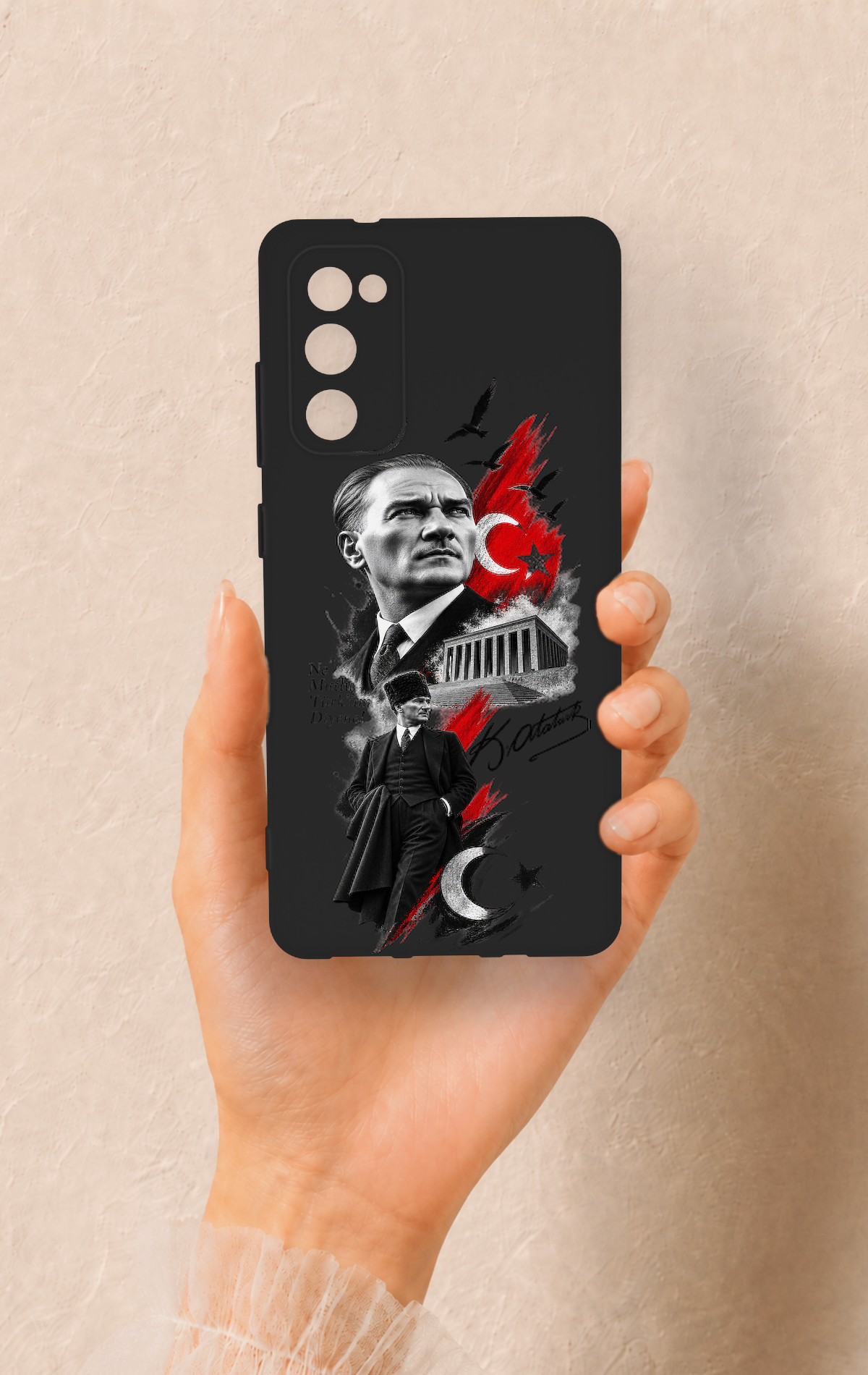 Samsung S20Fe Uyumlu Atatürk Anıtkabir Desenli Silikon Kılıf