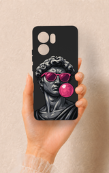 Oppo Reno 13F Uyumlu Pop David Desenli Silikon Kılıf