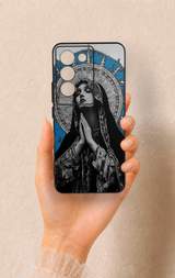 Vivo V30 Lite Uyumlu Rahibe Desenli Silikon Kılıf