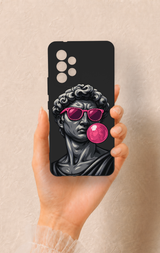 Samsung A53 Uyumlu Pop David Desenli Silikon Kılıf