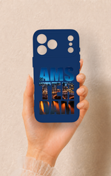 iPhone 17 Pro Max Uyumlu Amsterdam Desenli Silikon Kılıf