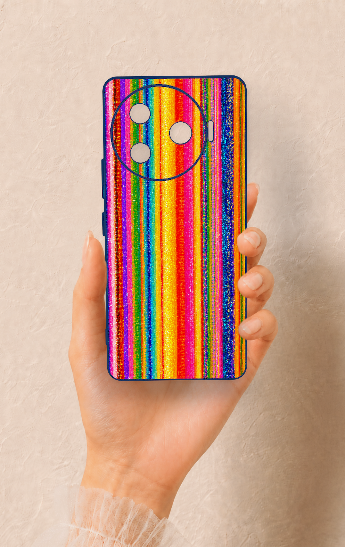 Tecno Camon 30 Pro 5G Uyumlu Rengarenk Desenli Silikon Kılıf