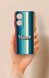 Oppo A60 Uyumlu Vintage Desenli Silikon Kılıf