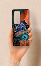 Vivo V30 Uyumlu Amazon Kaplan Desenli Silikon Kılıf