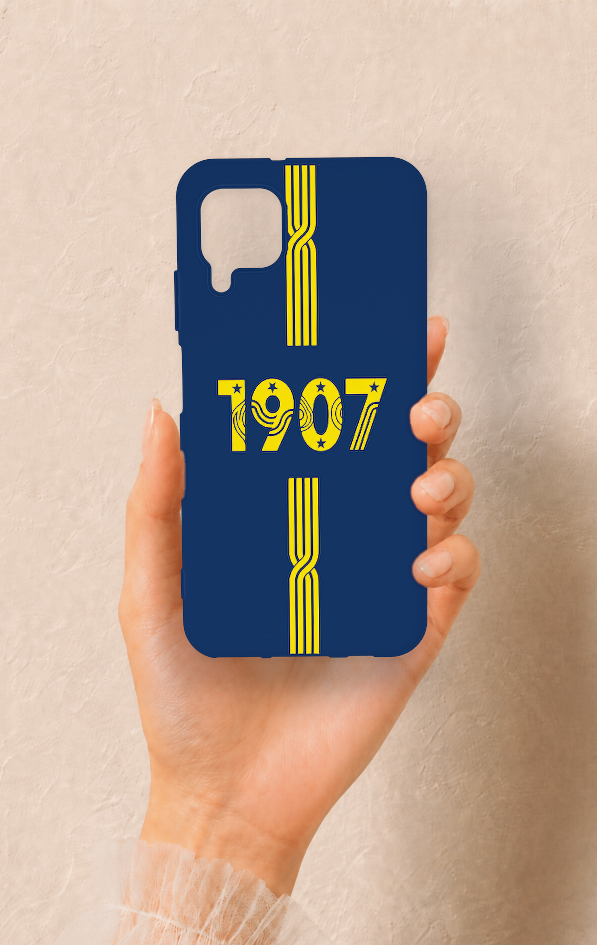 Huawei P40 Lite Uyumlu 1907 Kemer Desenli Silikon Kılıf