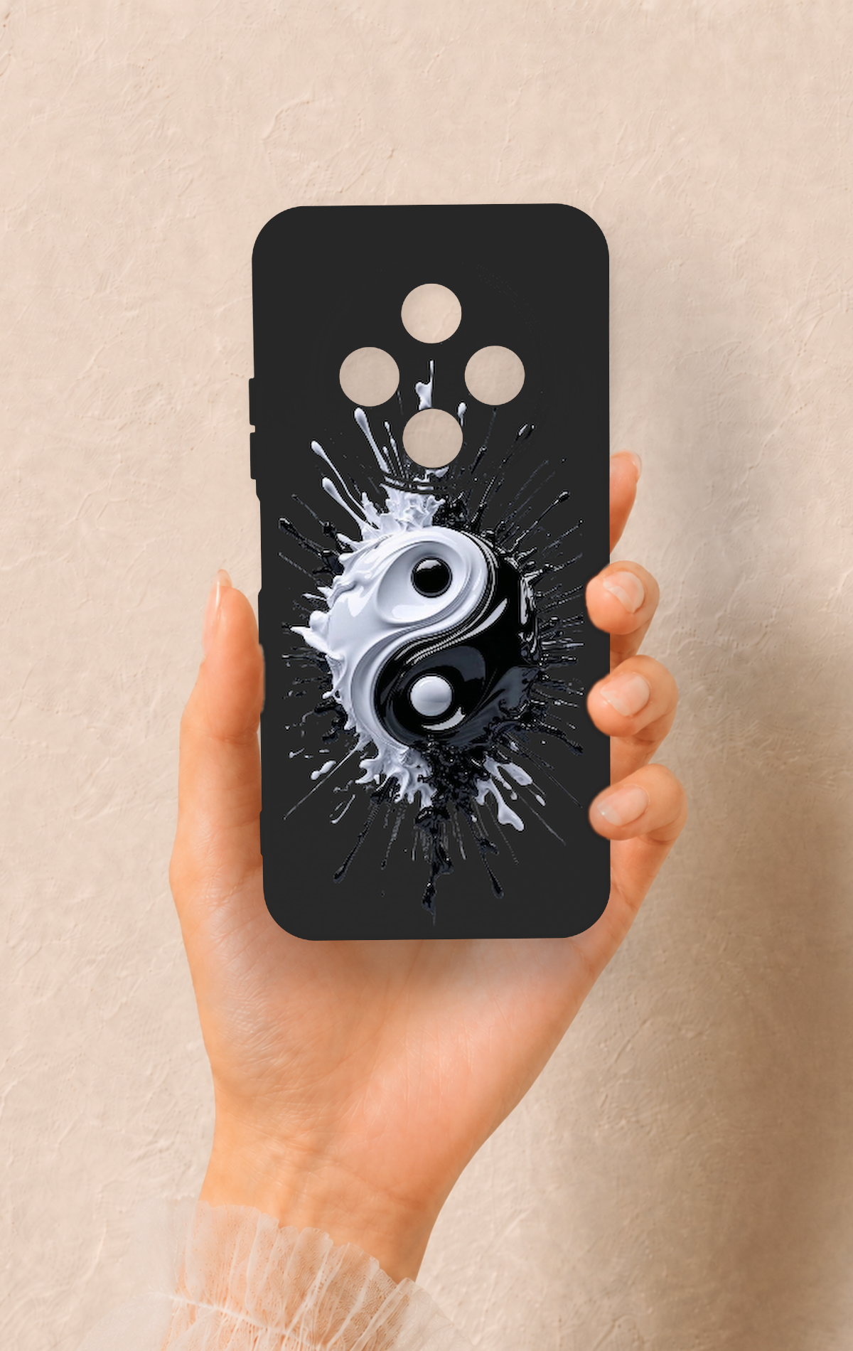 Tecno Spark 30C Uyumlu İyi ve Kötü Desenli Silikon Kılıf