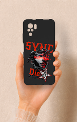 Redmi Note 10-10S Uyumlu Sync Die Desenli Silikon Kılıf