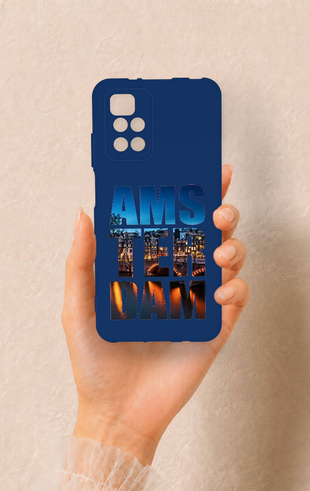 Redmi 10 2022 Uyumlu Amsterdam Desenli Silikon Kılıf