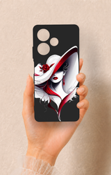 İnfinix Hot 30 Uyumlu Matmazel Desenli Silikon Kılıf