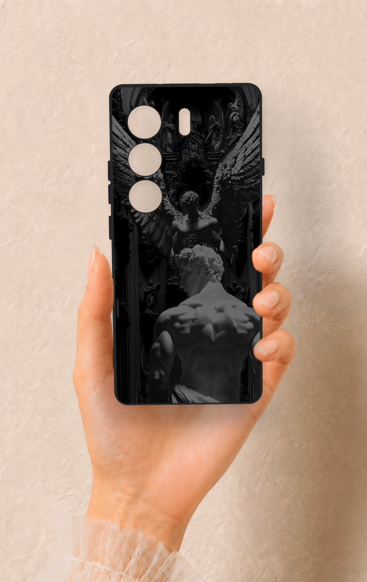 Tecno Camon 40 4G Uyumlu Icarus Desenli Silikon Kılıf