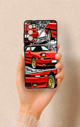 Samsung S20Fe Uyumlu Kırmızı Supra Desenli Silikon Kılıf