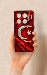 İnfinix Gt 20 Pro Uyumlu Türk Bayrağı Desenli Silikon Kılıf