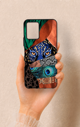 Vivo Y21S Uyumlu Amazon Kaplan Desenli Silikon Kılıf