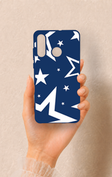 Huawei P30 Lite Uyumlu Mega Star Desenli Silikon Kılıf