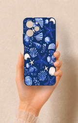 Redmi 12 Uyumlu Deniz Kabuğu Desenli Silikon Kılıf