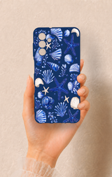Samsung A04S Uyumlu Deniz Kabuğu Desenli Silikon Kılıf