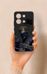 Redmi Note 13 4G Uyumlu King Desenli Silikon Kılıf