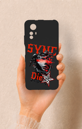 Redmi Note 12S Uyumlu Sync Die Desenli Silikon Kılıf