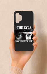 Samsung A32 Uyumlu Atatürk Eyes Desenli Silikon Kılıf