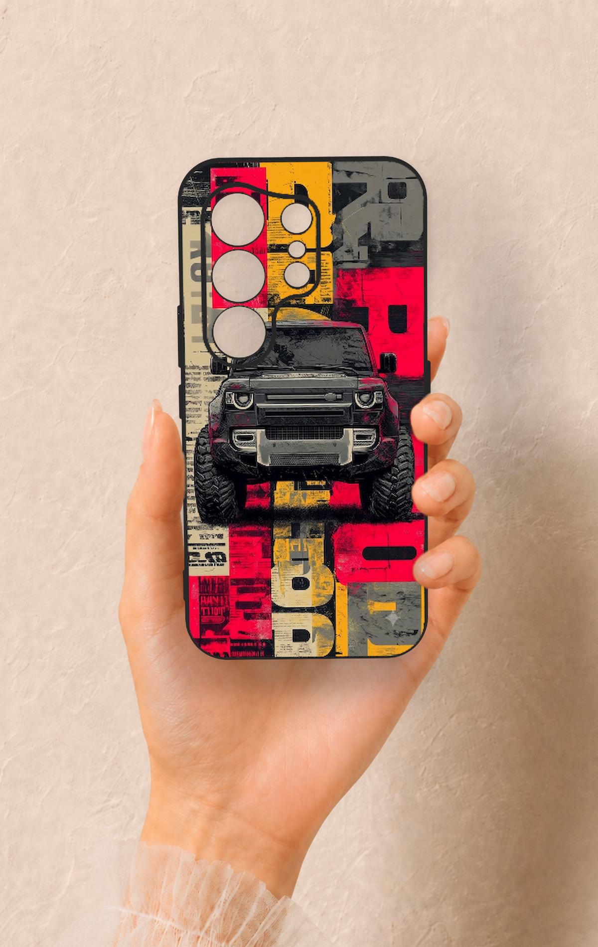 Tecno Camon 50 Uyumlu Defender Truck Desenli Silikon Kılıf