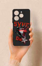 Tecno Spark 10 Pro Uyumlu Sync Die Desenli Silikon Kılıf