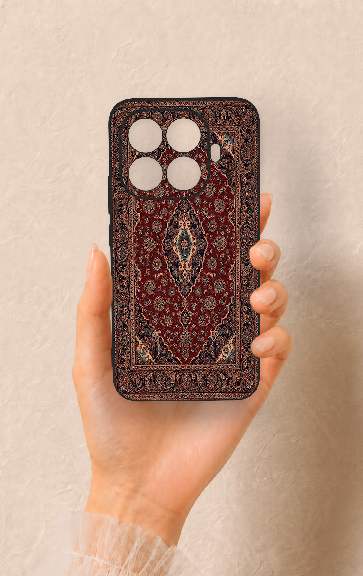 Mi 15T PRO Uyumlu Acem Halı Desenli Silikon Kılıf