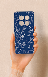 Redmi Note 14 Pro 5G Uyumlu İnce Yaprak Dalı Desenli Silikon Kılıf